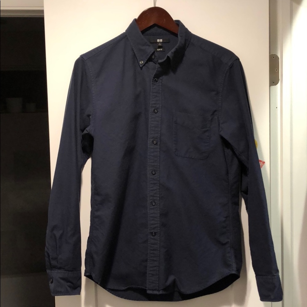Uniqlo Men’s Oxford Slim Fit, Navy